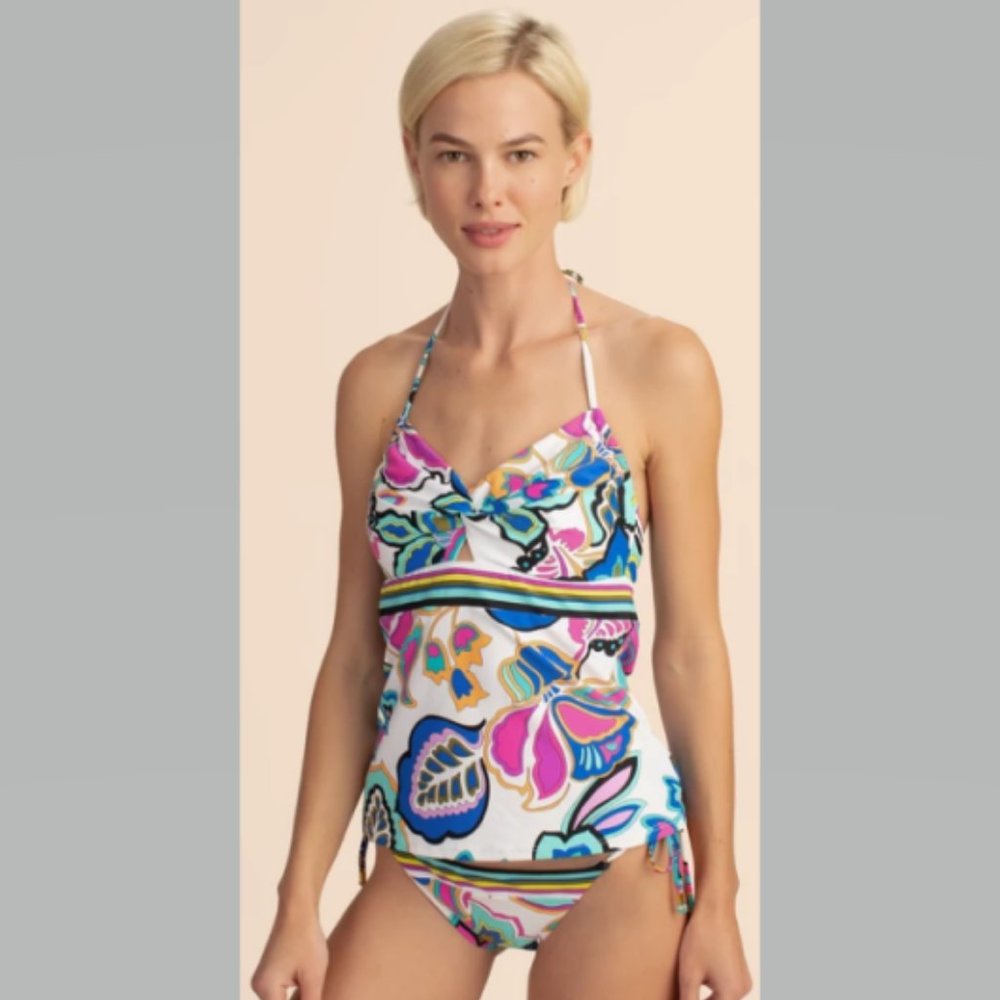 Trina Turk Mandalay Tankini Top 4 and 6 NWT